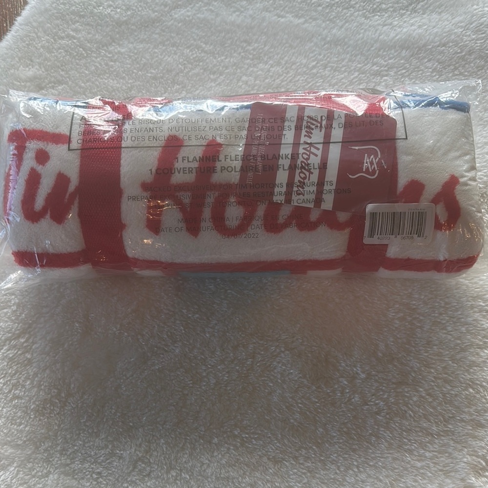 Nwt. Rare collectors Tim Horton blanket
